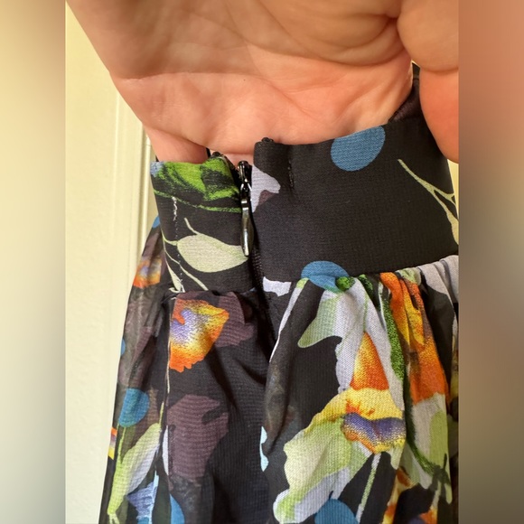 Meghan LA Sleeveless Maxi Dress Wildflower Navy - Picture 11 of 16